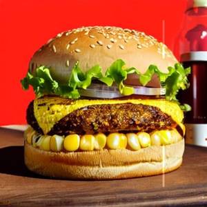 Juicy Corn Burger