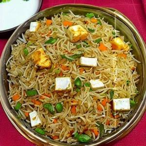 Egg Schezwan Mushroom Paneer Fried Rice