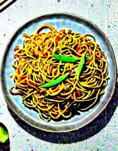 Egg Singapore Noodles