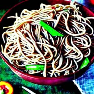 Veg Mushroom Noodles