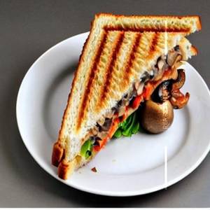 Creamy Mushroom & Vegetable Sandwich