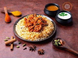 Hyderabadi Chicken Boneless Biryani Bowl (serves  1)