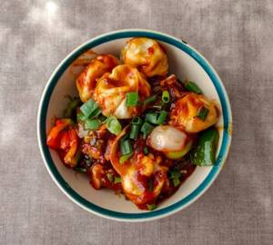 Chicken Chill Momo's Fried