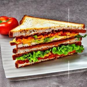 Veg Club Sandwich