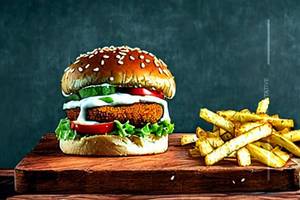 Chilli Paneer Burger