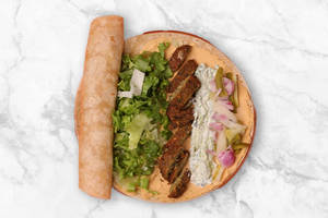 Sriracha Hummus And Falafel Wrap