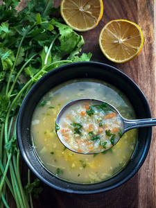 Lemon Coriander Soup