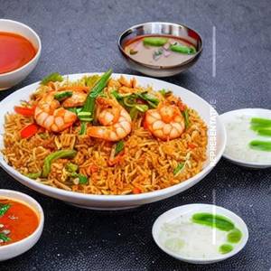 Prawns Hakka Rice