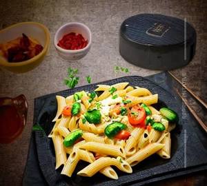 Paneer cheese pasta