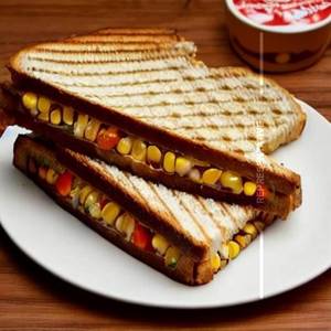 Veg. Cheese Corn Sandwich