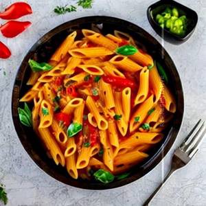 Hot n spicy pasta veg