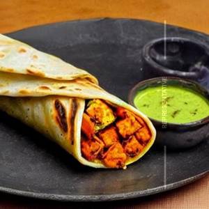 Spicy Crispy Paneer Kathi Roll