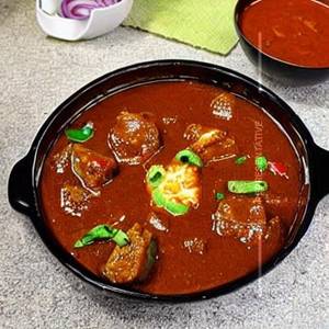 Smoke pork anishi curry