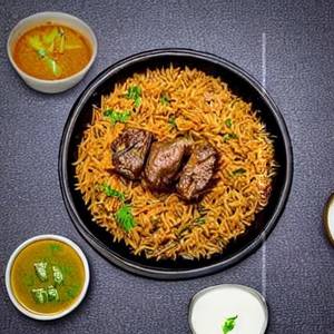 Mutton Bheja Rice