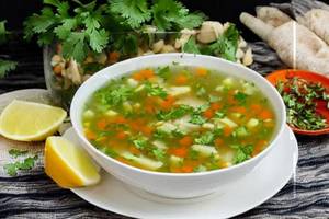Lemon Coriander Soup Veg