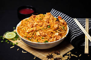 Chicken Egg Mix Noodles