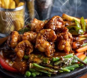 Prawns shashlik