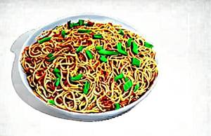 Chilly Garlic Egg Noodles