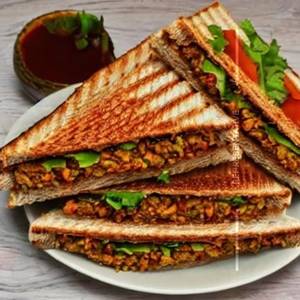 Veg Keema Sandwich