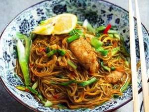 Fish Singaporian Noodles
