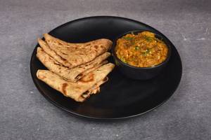 2 Tawa Paratha with Mix Veg