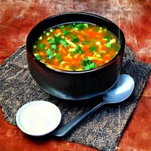 Spicy Corn Chicken Soup