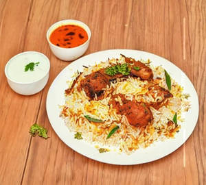 Chettinad Chicken Biryani Half