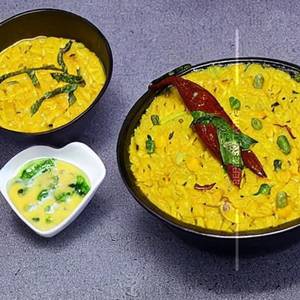 Sev Sweetcorn Khichdi