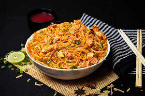 Chicken Chilly Garlic Noodles