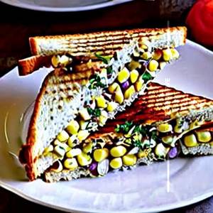 Schezwan Corn Sandwich