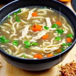 Chicken Noodles Soup (Full)
