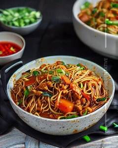 Pork Chilli Garlic Noodles