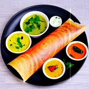 Cheese butter plain dosa