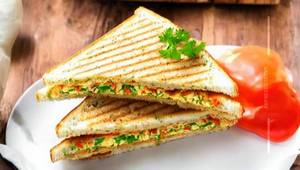 Masala Omelette Sandwich
