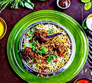 Chettinad Mutton Biryani Half