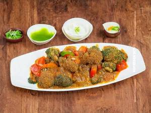 Mix veg [garlic] momo