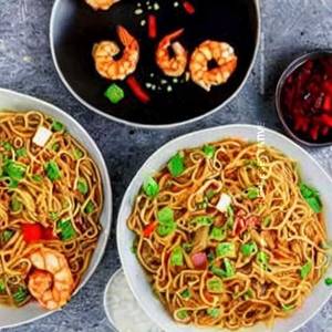 Tossed Prawns Noodles