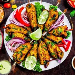 Chicken Cocktail Kabab Vegetable 
