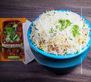 Mushroom Tikka Biryani