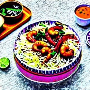 Prawn Biryani 