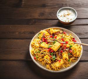 Paneer biryani