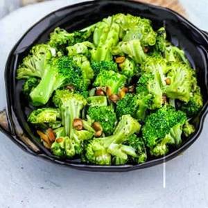 Garlic Broccoli Salad (hot)