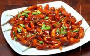 Chilli Mushroom Dry