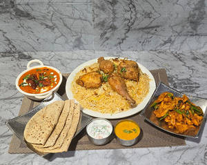 Chicken Biryani [Family]+Apollo Fish +Butter Chicken & 3Pc Rumali Roti