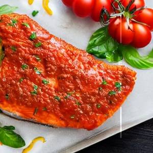 Baked Fish In Tomato
