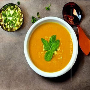 Non-veg Minted Orange Cream Soup