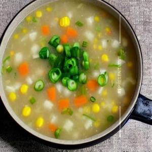 Sweet Corn Soup   [Veg]