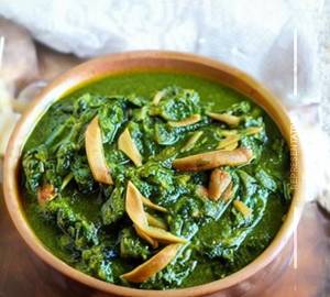 Mushroom Palak Curry