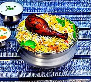 Chicken dum biryani [Full]