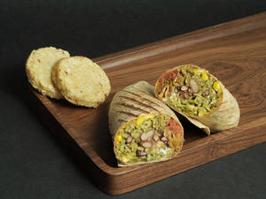 Aloo Tikki Burrito